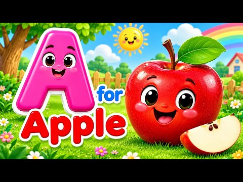 A for apple, ABC Phonics Song | A for Apple B for Ball | Primary Books Academy