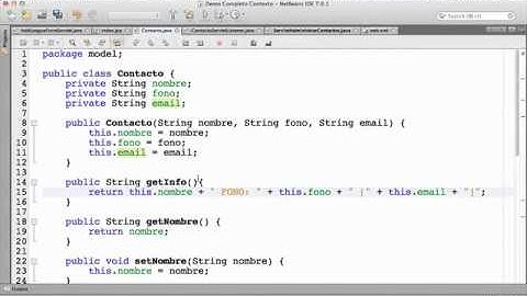 Demo Contexto Completo (Agenda Contactos)