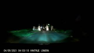 Wild Deer crossing Road || scary Road Night time