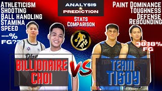 Billionaire Choi vs Team Tisoy ANALYSIS and PREDICTION | Stats Comparison