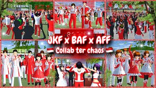 JKF X BAF X AFF || PART 2 || 1 LOMBA FULL CHAOS 🇮🇩🤟|| DRAMA SAURA SCHOOL SIMULATOR || #mirchannel 