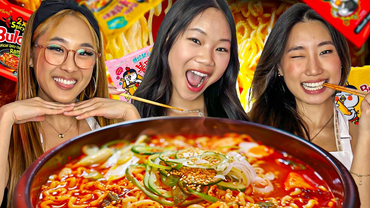 Spilling the TEA w/ Sa Nguyen! | Spicy Noodle Mukbang