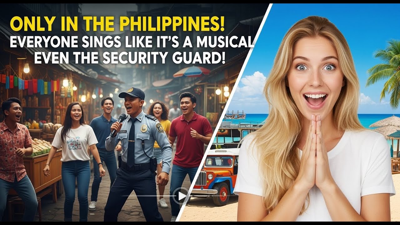 Only in the Philippines! Everyone Sings Like It’s a Musical — Even the Security Guard!