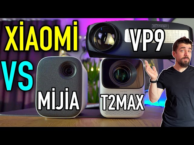 WHICH IS THE BEST? Xiaomi Mijia VS T2 MAX VS Blitzwolf VP9 Projector review  - YouTube