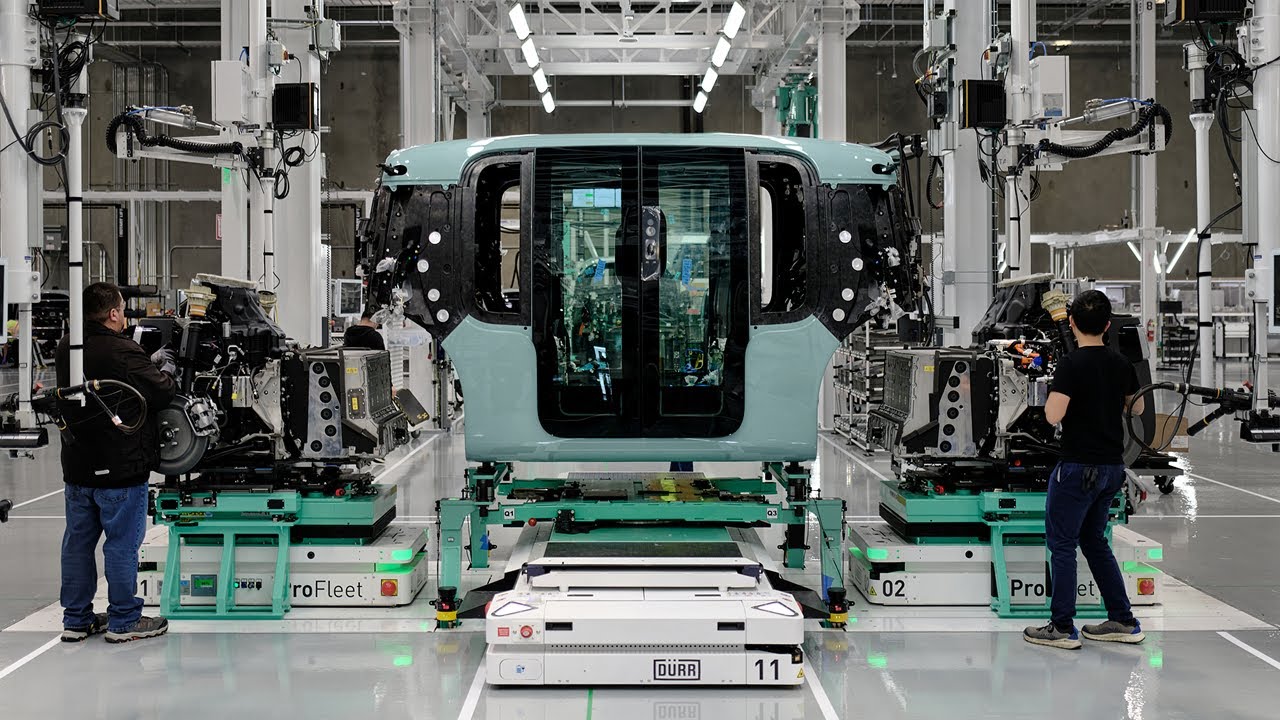 Inside the Zoox robotaxi production facility