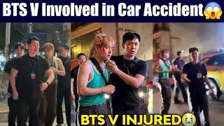 BTS V Involved in Car Accident? Taehyung Forced to Walk After Accident 😱 | V Accident News Explained