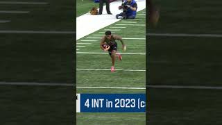 WHAT A CATCH! Dadrion Taylor-Demerson shows off at #nflcombine #shorts