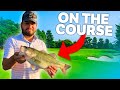 We Caught Monster Bass On A Golf Course!