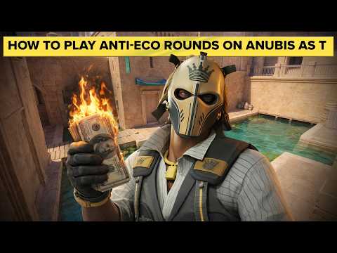 How to Play Anti-Eco Rounds on Anubis as T - Lesson by CS2 Coach stYleEeZ