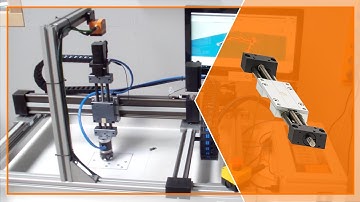 drylin® linear robot gantry system for pick and place: o-ring application