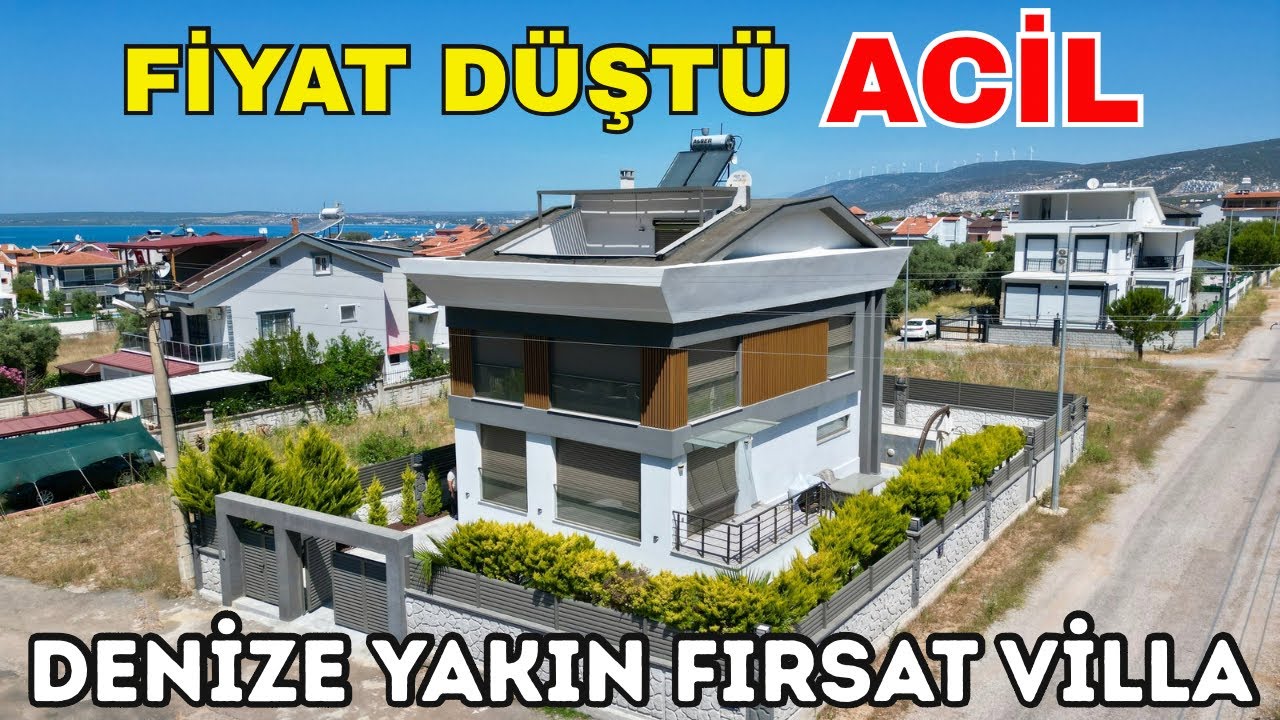 Fiyat Düştü Fırsat Villa Köşe Konumda Denize Yakın   Didim Akbük E-12