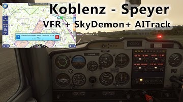MSFS2020 - VFR  SkyDemon Navigation / Headtrack using  webcam /  RTX 2080 Ti + i9-9900K