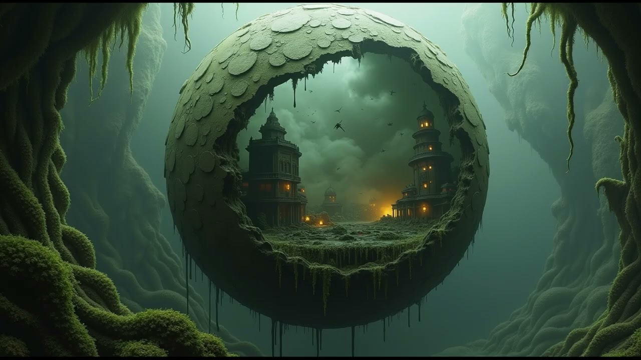 The Necrotic Bloom🦠3-Hour Biomechanical Horror Ambience|Fungal Decay|Gigeresque Nightmare Soundscape