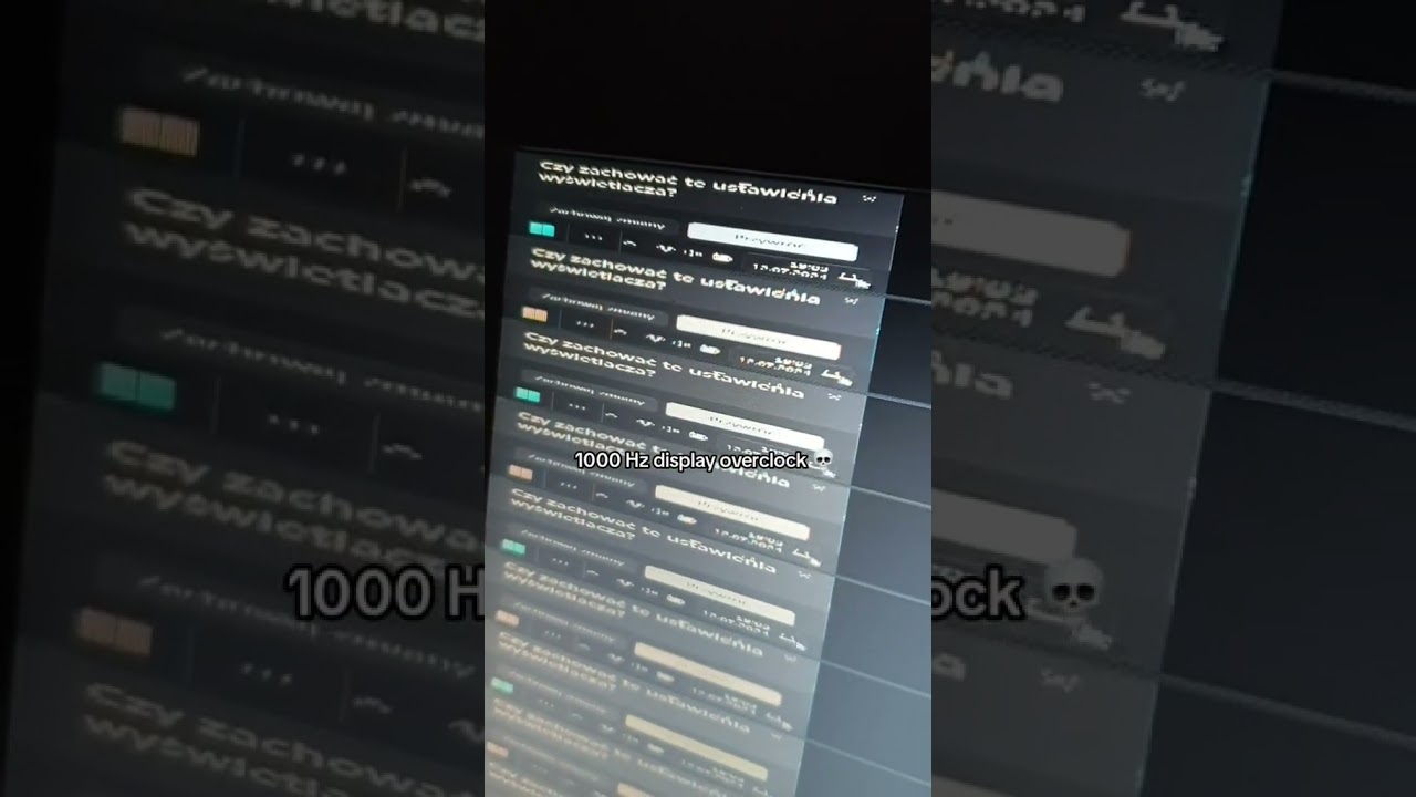 1000 Hz display overclock on 12 year old laptop 💀