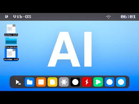Trying World's First AI-Generated Operating System