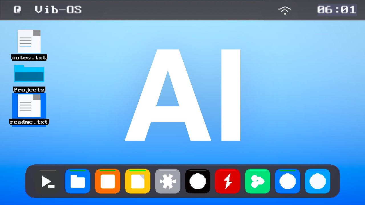 Trying World's First AI-Generated Operating System