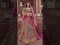 top five best bridal lehenga colour 👰🏻 #music #love #bestyoutuber #radheshyam
