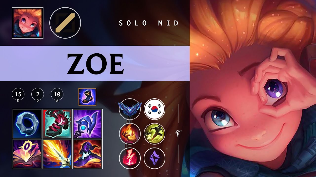 Zoe Mid vs Yasuo - KR Diamond Patch 26.02 - YouTube