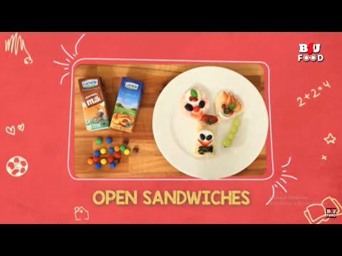 Open Sandwiches Recipe Made by Kid | B4U Food