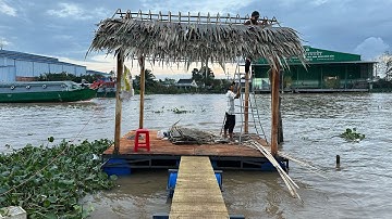 Vừa Hoàn Thành Cái Bè Thì Tàu Lớn Chạy Ngang, Sóng Đánh Nghiêng Và Cái Kết Bất Ngờ | KuTee Sa Đéc