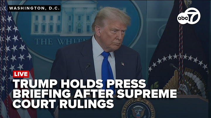 WATCH LIVE: President Trump set to discuss Supreme Court ruling on birthright citizenship