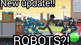 Robots in the game! | New update | Anger of Stick 5 screenshot 4