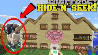 Minecraft: GIANT ANIMALS HIDE AND SEEK!! - Morph Hide And Seek - Modded Mini-Game
