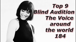 Top 9 Blind Audition (The Voice around the world 184)