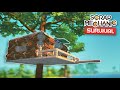 Building a Survival Tree House Out of Logs! - Scrap Mechanic Survival Mode #25