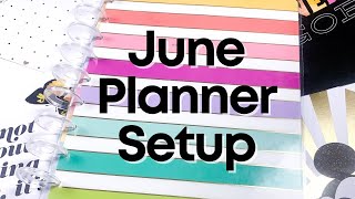 June 2023 Planner Setup [Happy Planner Frankenplanner]