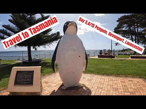 Travel to Tasmania - Australia Day 5,6/15 Penguin, Devonport, Launceston