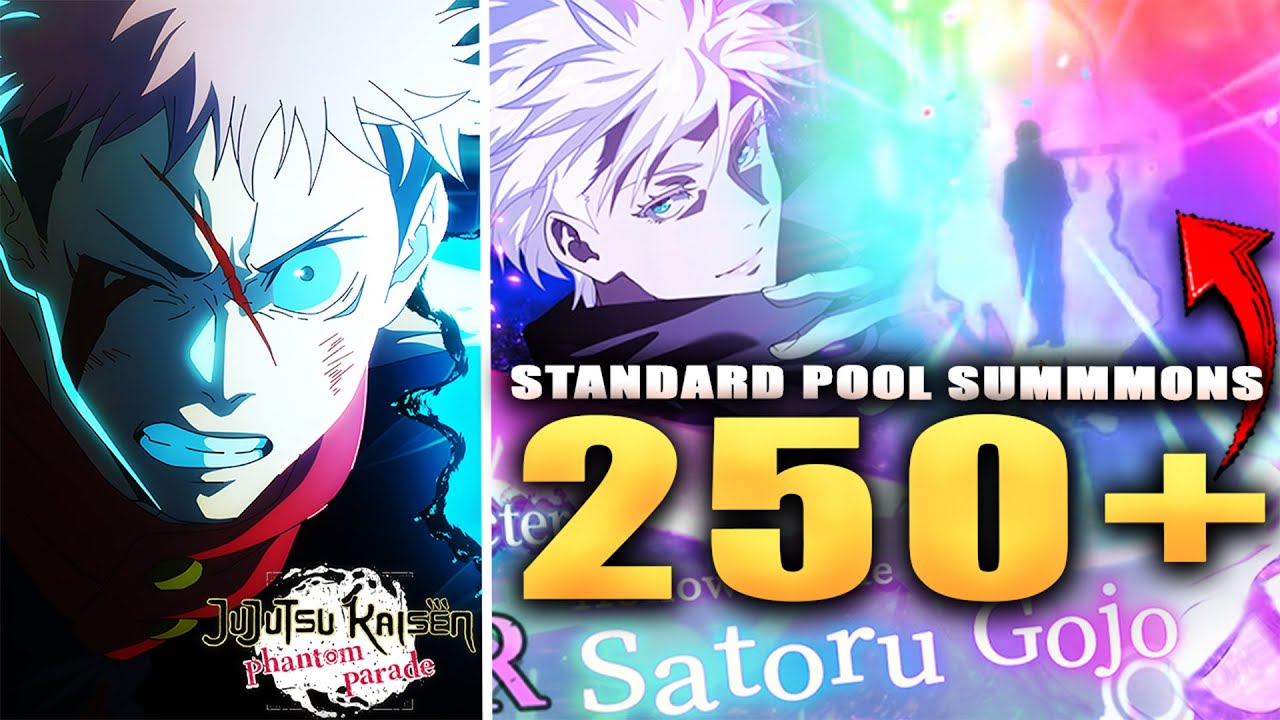 UPDATED STANDARD POOL 250+ SUMMONS! JP test for Global! (JJK: Phantom ...