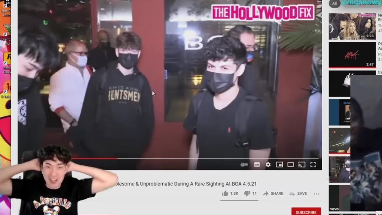 RiceGum Reacts To Being On Hollywood Fix With Clix & Stable Ronaldo