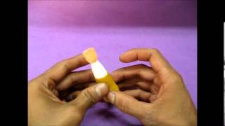 3D Quilling Tight Coil Bobblehead Puppet