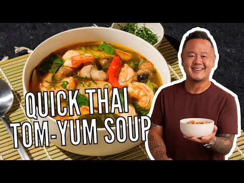 How to Make Jet Tila's Quick Thai Tom-Yum Soup Ready Jet Cook Food Network