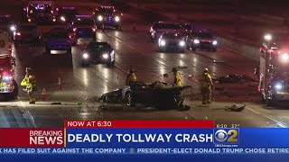 3 Killed In Wrong-Way Crash On Reagan Tollway