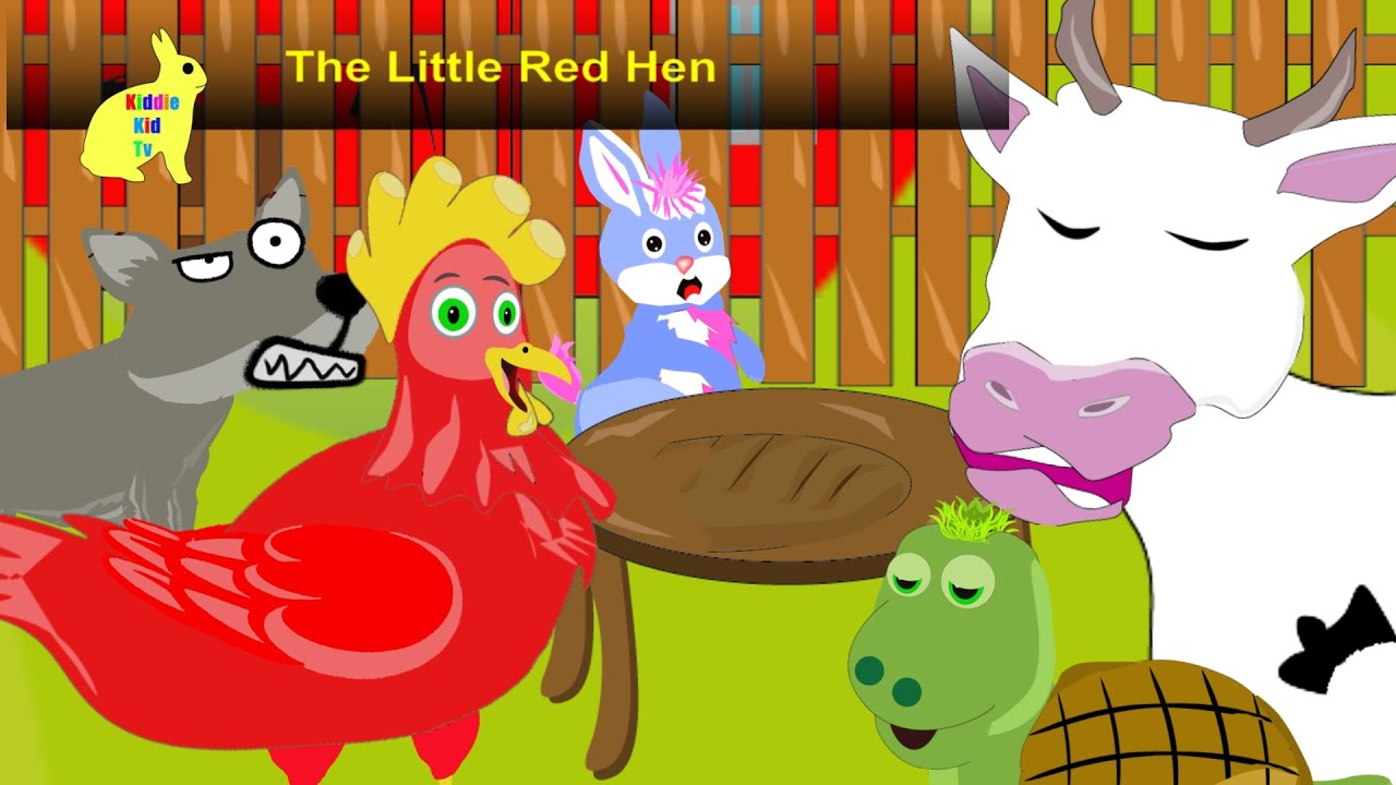 The Little Red Hen - Kids tales - Kiddie Kid Tv- English Stories for ...