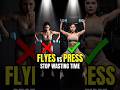 Still Doing Flyes? Here's Why Your Chest Is Flat. #shorts #viral #exercise