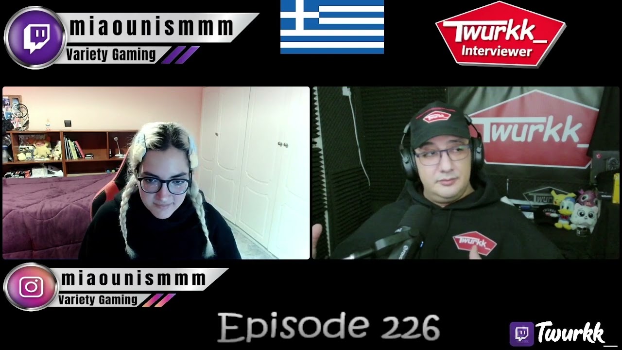 INTERVIEW PART 226-3 with miaounismmm = networking with other streamers important?