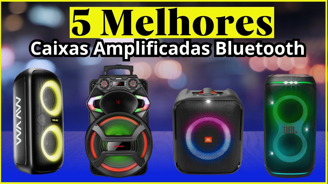 Qual a Melhor CAIXA DE SOM AMPLIFICADA 2026? TOP 5 Melhores CAIXAS ...