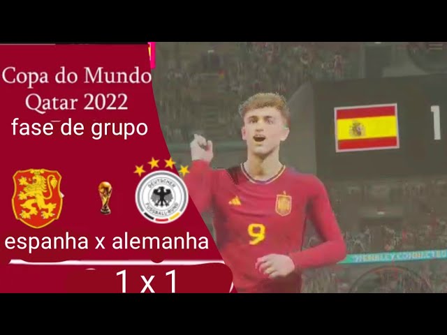 Copa: Espanha 1 x 1 Alemanha