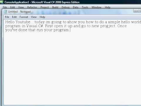 C# in Hello World