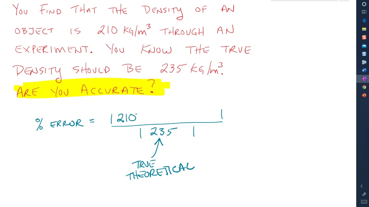 Percent Acurracy - YouTube