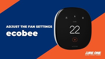 Adjust the Fan Settings on Your ecobee