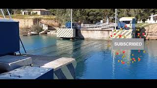 lower down the bridge of Corinth canal....