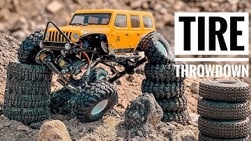 1.0 Tire Comparison - Testing the BIGGEST tires for the SCX24