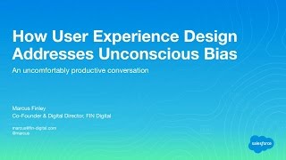 Eliminating Unconscious Biases in Technology Through UX Design