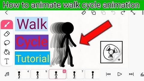 Flipaclip walking tutorial || Flipaclip Tutorial #animation #flipaclip #tutorial