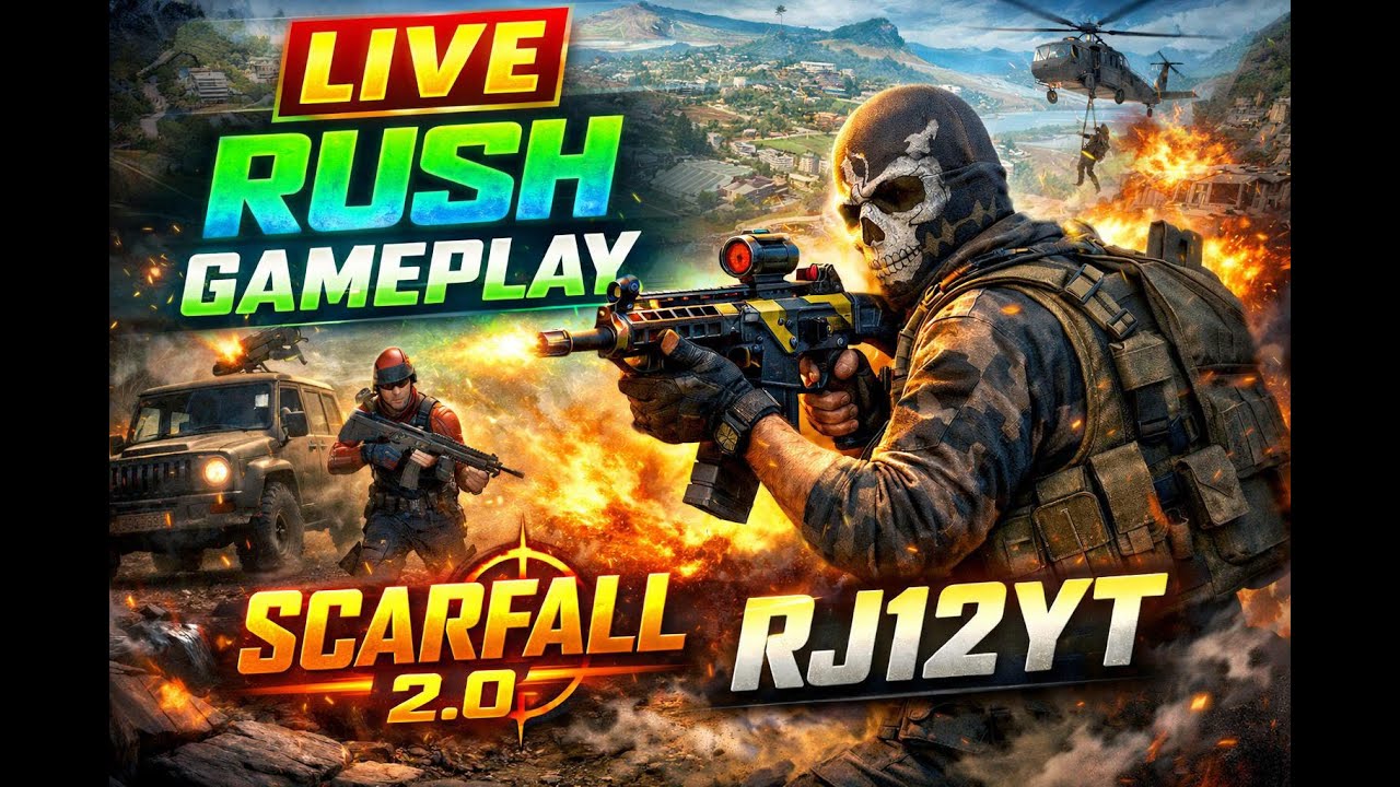 SCARFALL2.0 LIVE RUSH GAMEPLAY BY @RJ12YTSF2.0 