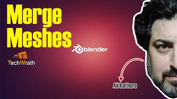 Blender 2.9 Tutorial for Merging Meshes, Joining Meshes or Combining Meshes in 2022
